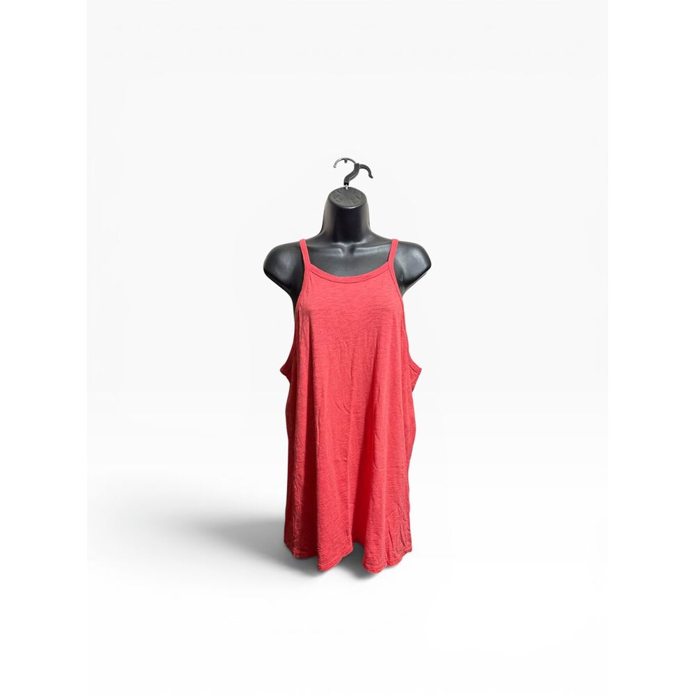 Torrid Tank Top Womens 1X Orange Classic Fit 100% Cotton Shirt
